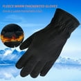 thumbnail image 6 of Winter Gloves -30°F Cold Proof Deerskin Suede Leather Insulated Water-Resistant Windproof Thermal Glove for Driving Hiking Snow Work in Cold Weather - Warm Gifts, 6 of 8
