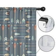 thumbnail image 4 of Blackout Kids Curtains,Boho Bohemia Geometric Line Art Childrens Insulated Curtains Set Of 2,Bedroom Essentials,Toddler Room Decor 42"x84"(106x213cm), 4 of 4