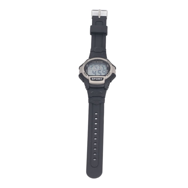Reloj Deportivo Digital Para Hombre Resistente Al Agua Con Doble Zona Horaria, Alarma Y Función De Cronómetro, Calendario Diario Y Retroiluminación EL Para Correr De Noche