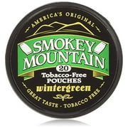 Smokey Mountain Wintergreen Pouches - .8oz Canister (5 Pack) Tobacco Free