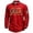 1-Red, variant on Men's Vintage United States 250 Years of Freedom Art Hawaiian Buttoned Shirt