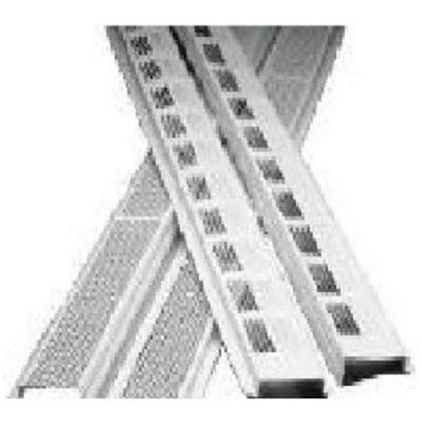 Lomanco 105W 8 ft. White Soffit Vent Pack Of 36