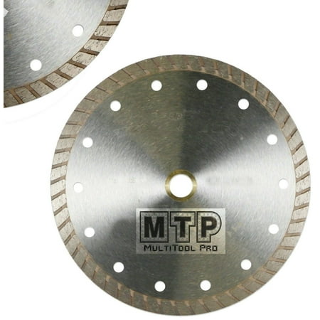 

MTP ® 10 Inch Diamond Turbo Premium Saw Blade Granite Concrete Tile Stone 5/8 -7/8 Wet / Dry