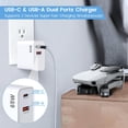 thumbnail image 3 of Cargador rápido Charger PD USB C de 65 W para DJI Mini 4K, Neo, Air 3S, 3 of 7