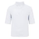 thumbnail image 1 of Camisa de manga corta irregular de seda helada para hombre - Diseño de pelo oscuro, mezcla de algodón, 1 of 8