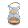 thumbnail image 6 of Journee Womens KedzieII Ankle Strap Wedge Sandals, Widths Available, 6 of 9