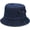 Dark Blue, variant on Denim Bucket Hat for Women Men Summer Beach Travel Wide Brim Sun Cap Pocket Shape Packable Hat