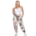 thumbnail image 2 of White Mark Women's Plus Size Tie-Dye Harem Pants, 2 of 6