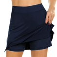 thumbnail image 1 of Anti-chafingActiveSkortsSuperSoftComfortableWomen'sAthleticLightweightSkirtsWithShortsPocketsRunningTennis, 1 of 2