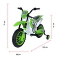 thumbnail image 3 of Moto montable Electrica Little monkey 12V Infantil Recargable Verde 8 Km, 3 of 9