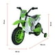 thumbnail image 3 of Moto montable Electrica Little monkey 12V Infantil Recargable Verde 8 Km, 3 of 9