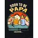 thumbnail image 4 of Father's Day Fun Beer & Milk Bottle Graphic Tee - Casual Fashion Round Neck Short Sleeve T-Shirt for Women, Breathable Polyester, Machine Washable, English Letters Print, Black, Leisure Style, Spring, 4 of 7