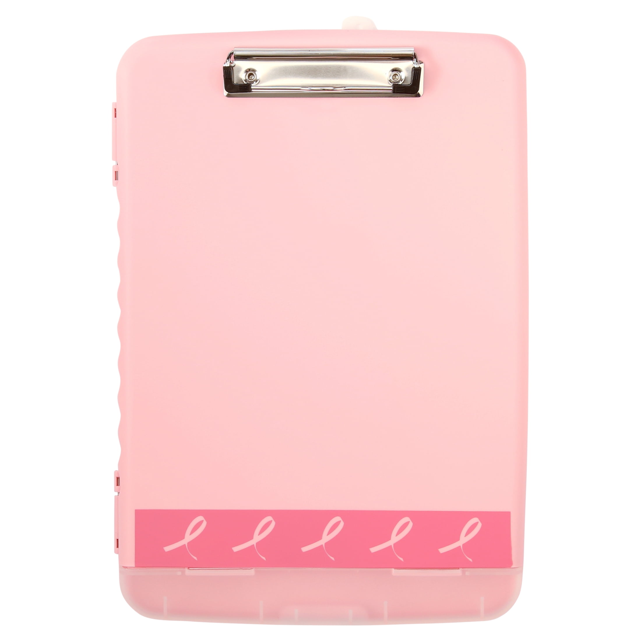 Officemate Breast Cancer Awareness BCA Slim Clipboard Storage Box (08925)