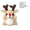 thumbnail image 3 of CSChome Animal Crochet Kit Crochet Material Kit Cartoon Shape Crochet Plush Knitting Starter Set for Adults Kids Beginner, 3 of 6