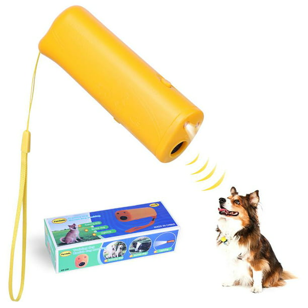 Ultrasonic Dog Repeller and Trainer Device with LED Light 3 in 1 Anti .