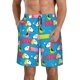thumbnail image 1 of Fotbe Color Dachshund Dog Trajes de Baño Estampados para Hombre, Shorts de Verano de Secado Rápido, Ropa de Playa, Bañadores-Large, 1 of 6