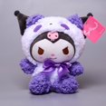 thumbnail image 1 of Kuromi My Melody Cinnamoroll-animales de peluche de dibujos animados, juguete de peluche de Anime Kawaii, muñeca de peluche suave, regalo para niñas, 10CM20CM-R10cm Fivean Toy model, 1 of 2