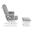thumbnail image 4 of Suite Bebe Mason Glider & Ottoman, White Finish with Oyster Cushions, 4 of 5
