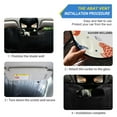 thumbnail image 2 of Fish Paper Cutting Car Windshield Sun Shade Foldable Car Front Window Visor Heat and UV Protection 53x23.5, 2 of 8