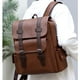 thumbnail image 2 of Bolsa de almacenamiento en liquidación, mochila de cuero para portátil para hombre, mochila para trabajo, negocios, viajes, oficina, universidad, mochila informal para portátil de 15,6 pulgadas,, 2 of 5
