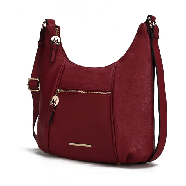 Bolso de hombro Lavinia MKF Collection By Mia K. Cuero vegano, 12.2 x 12.5 x 6 pulgadas