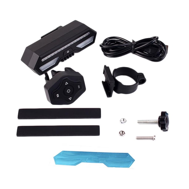 Luz trasera de con señal advertencia de seguridad luz trasera de de -telemando inalámbrico, 5 modos, nivel IPX4 impermeable DYNWAVEMX Señales de giro de la luz de la cola de la bicicleta.