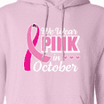 thumbnail image 3 of Inktastic Breast Cancer Awareness We Wear Pink in October Adult Hoodie Sweatshirt, 3 of 4