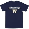 thumbnail image 1 of CFL Winnipeg Blue Bombers Logo Navy X-Large T-Shirt, 1 of 4
