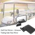 thumbnail image 2 of Golf Cart Mirrors - Universal Folding Side View Mirror For Golf Carts Club Car, , , Star, Zone Cart, 2 of 5