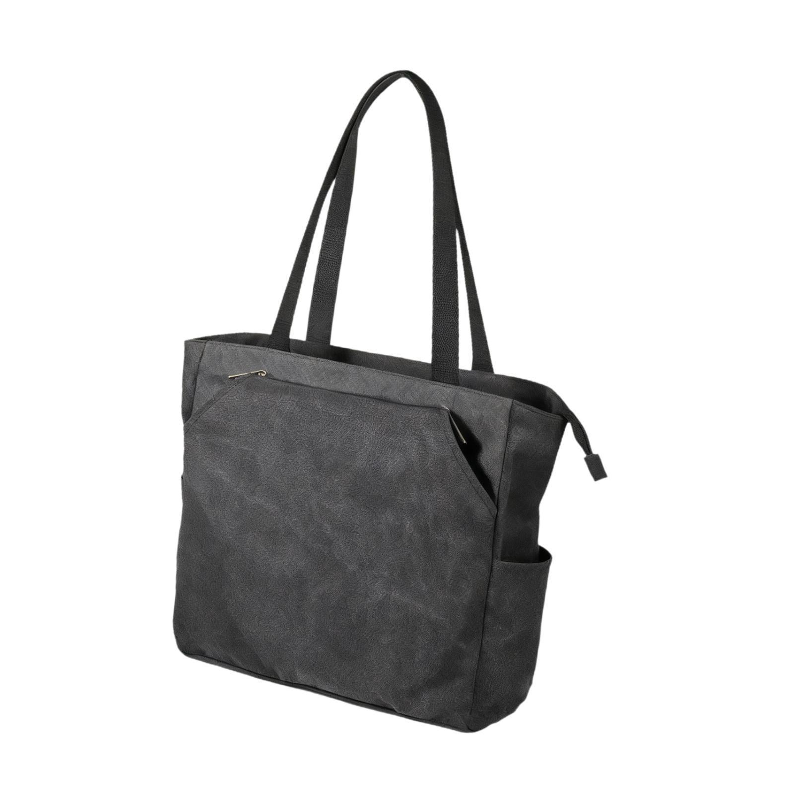 Dualoai Tennis Racket Bag Holds 4 Rackets Gym Bag for Badminton Pickleball Men Women Deep Gray
