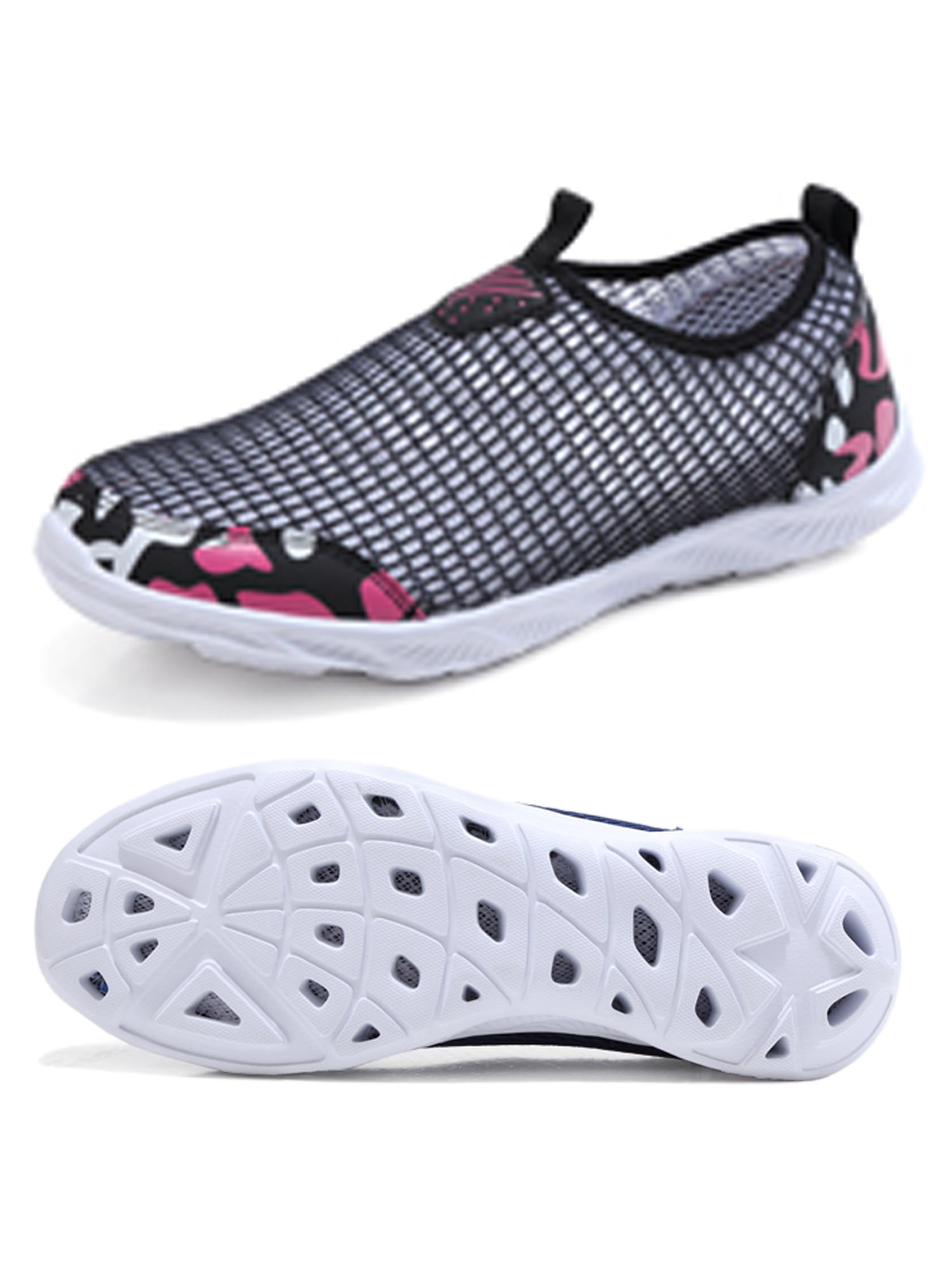 Men Water Shoes Lightweight Slip on Athletic Sneakers Breathable Mesh Quick Dry for Men