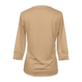 thumbnail image 4 of Womens Tops T-Shirts Casual O Neck Short Sleeve Printed With Modern Graphic Design Tees, 4 of 4