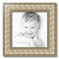 thumbnail image 2 of ArtToFrames 14" x 14" Silver Scoop Picture Frame, 14x14 inch Silver Wood Poster Frame (WOM-5089), 2 of 7