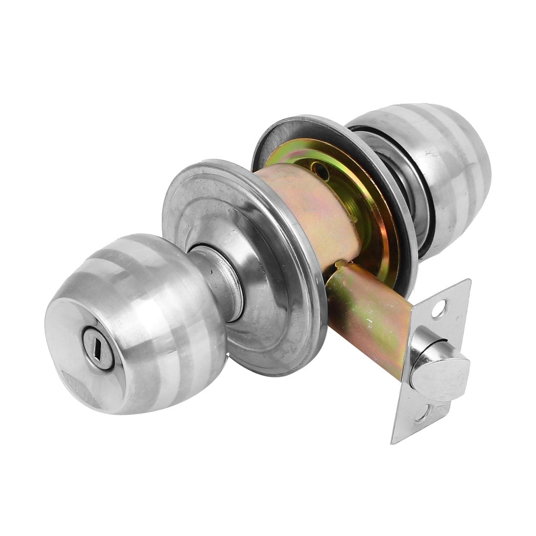 Bathroom Bedroom Door Locks with keys Metal Privacy Round Knob Lockset ...