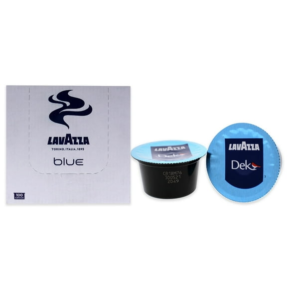 Dosettes de Café Moulu Torréfaction Blue Dek par Lavazza pour Unisexe - 100 Dosettes de Café