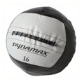 thumbnail image 1 of Dynamax Hefty 16 Pound 14 Inch Diameter Fitness Medicine Ball, Black and Gray, 1 of 7