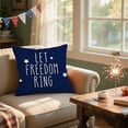 thumbnail image 7 of Qocolhg Independence Day Decorations Pillow Covers 18x18 4th of July American Flag Stars and Stripes Patriotic Throw Pillow Covers Freedom Pillows Decor for Memorial Day Party Home, 7 of 7