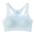 thumbnail image 1 of hengsof Girls' Developmental Underwear, Summer Fashion Solid Color Thin Comfortable Breathable Vest Bra, Suitable for Children, 1 of 5