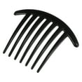 thumbnail image 3 of Unique Bargains 2Pcs French Twist 7 Teeth Comb Teeth Hair Combs Clip Comb 4.1" Resin Black, 3 of 7