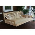thumbnail image 3 of Fanback Red Cedar Swing Bed, 3 of 6