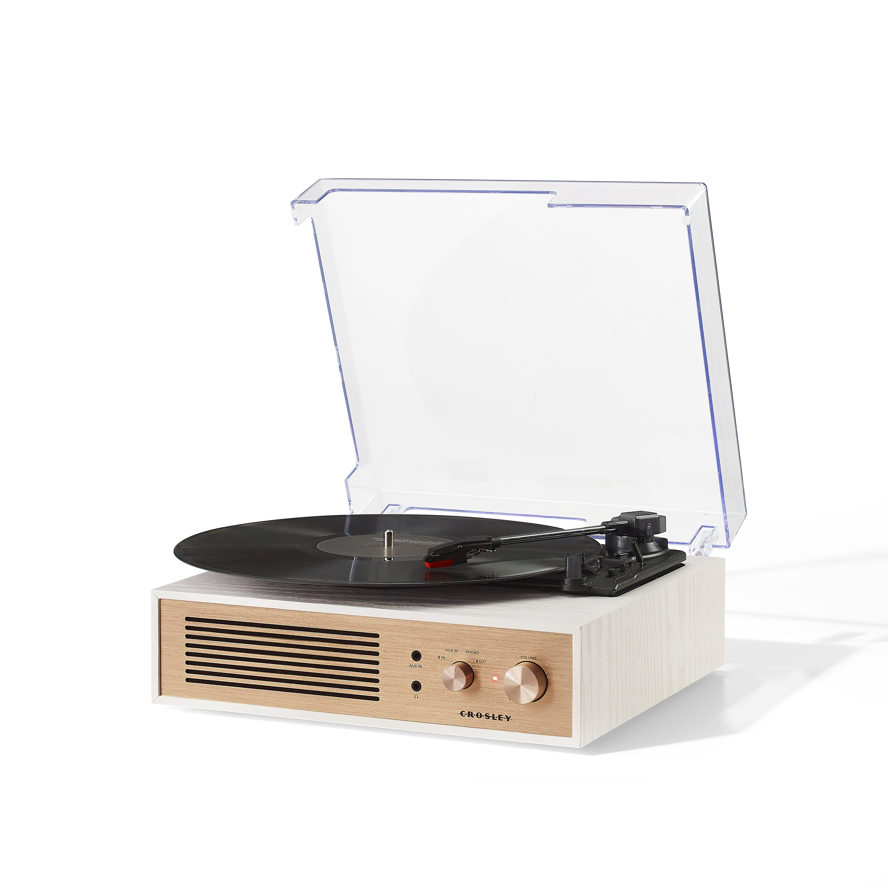 Crosley Miles Record Player with Speakers and Wireless Bluetooth - Audio Turntables