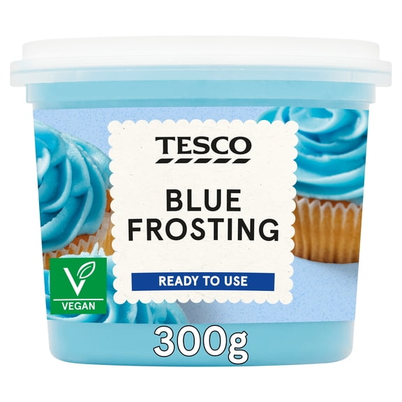 Tesco Blue Frosting 300g, Imported from Britain