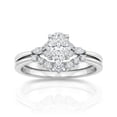 thumbnail image 2 of vylahjewellery Women's Engagement Ring Classic Proposal Ring for Her Vermeil Yellow Gold Wedding Anniversary Ring Unique Bridal Set, 2 of 8