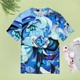 thumbnail image 5 of Shadow Milk Cookie T-Shirt for Women Casual Printed Tee Stylish Soft Graphic Shirts Top Short-Sleeve Outfit S, 5 of 8