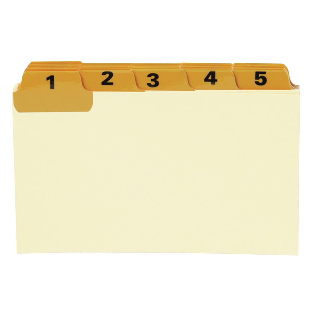 Laminated Tab Index Card Guides OXF04634 