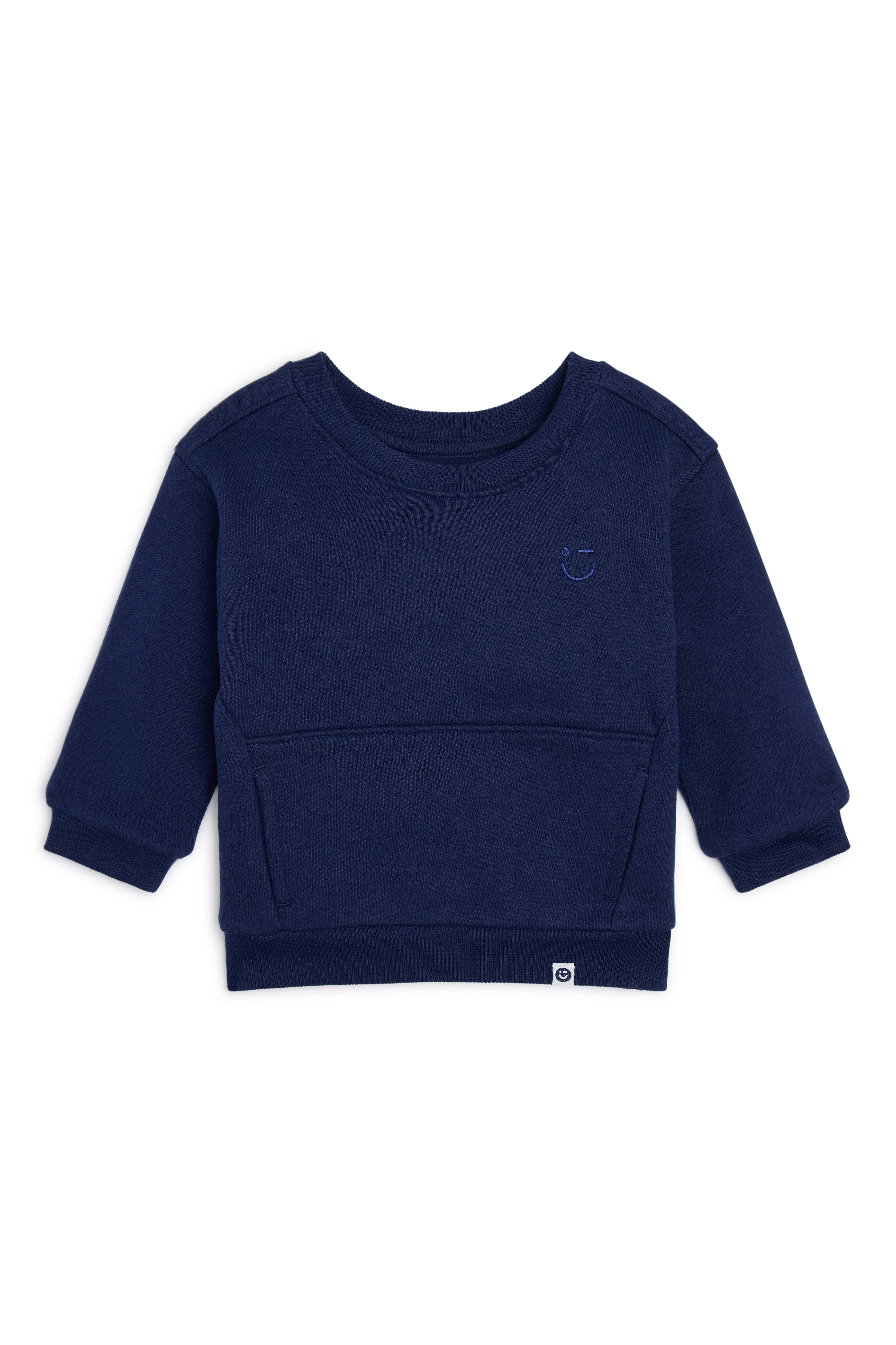 Color Mix by Garanimals Baby Butter Fleece Sweatshirt & Jogger Outfit Set, Sizes 6-24 Months