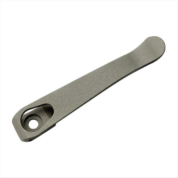 Clip de Bolsillo de Transporte Profundo para Cuchillos de Titanio CNC, Abrazadera Trasera para Cuchillos Reeve, Piezas de Bricolaje B