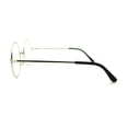 thumbnail image 4 of 70s Hippie Musician Circle Lens Iconic Groovy Wire Rim Fashion Glasses Silver, 4 of 4