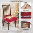 thumbnail image 2 of Stretch Dining Chair Seat Covers Set of Soft Removable Washable Seat Covers for Dining Chairs Dining Room Protector (Rear-Cove Butterfly), 2 of 9