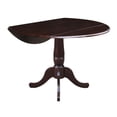 thumbnail image 5 of International Concepts 42" Dual Drop Leaf Table With 2 San Remo Chairs, 5 of 9